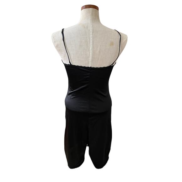 Vintage Sears Black Lace trimmed Full Slip - Picture 4 of 5